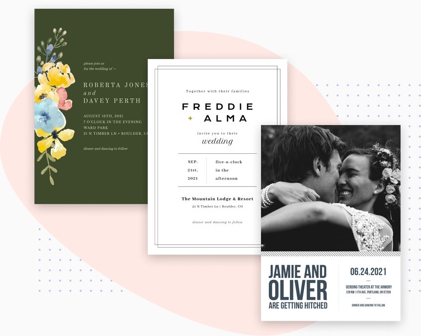 Professional wedding template designs