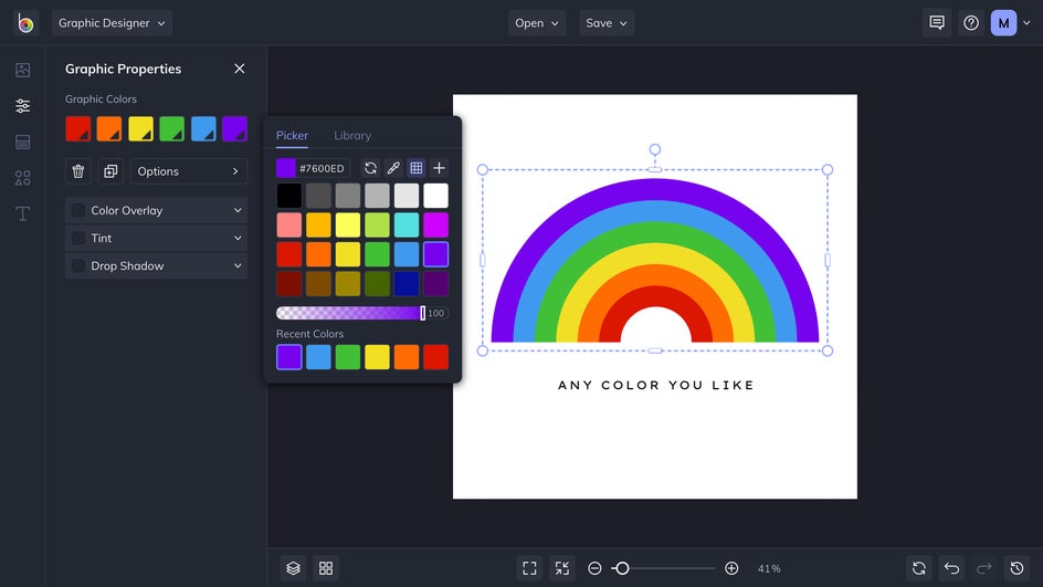 Color Management grid view