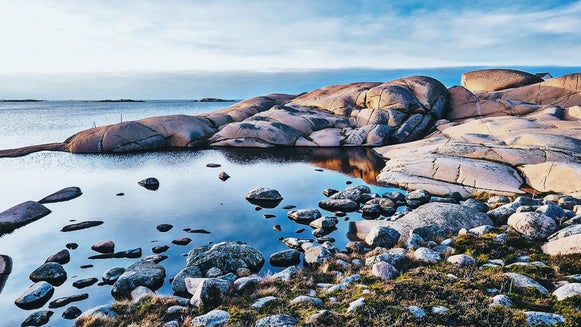 Promontory, Rock, Water, Rubble, Nature, Outdoors