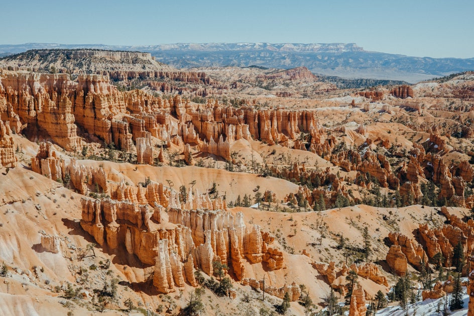 Photo to watercolor landscape canyons before