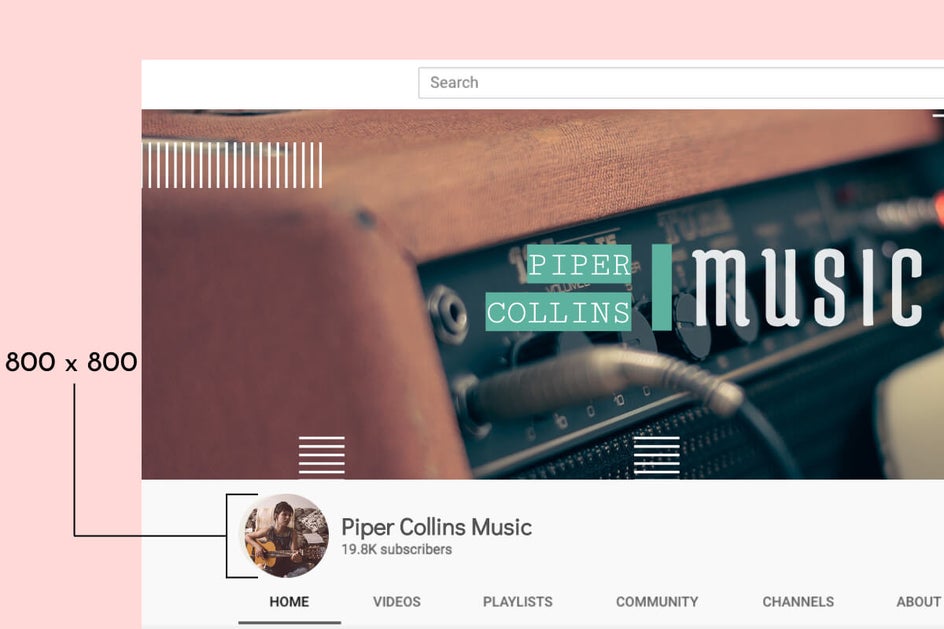 YouTube Channel Icon Sizing