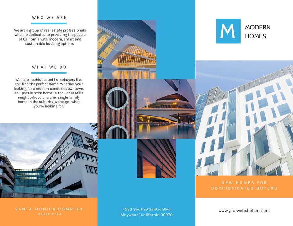 image focused brochure example