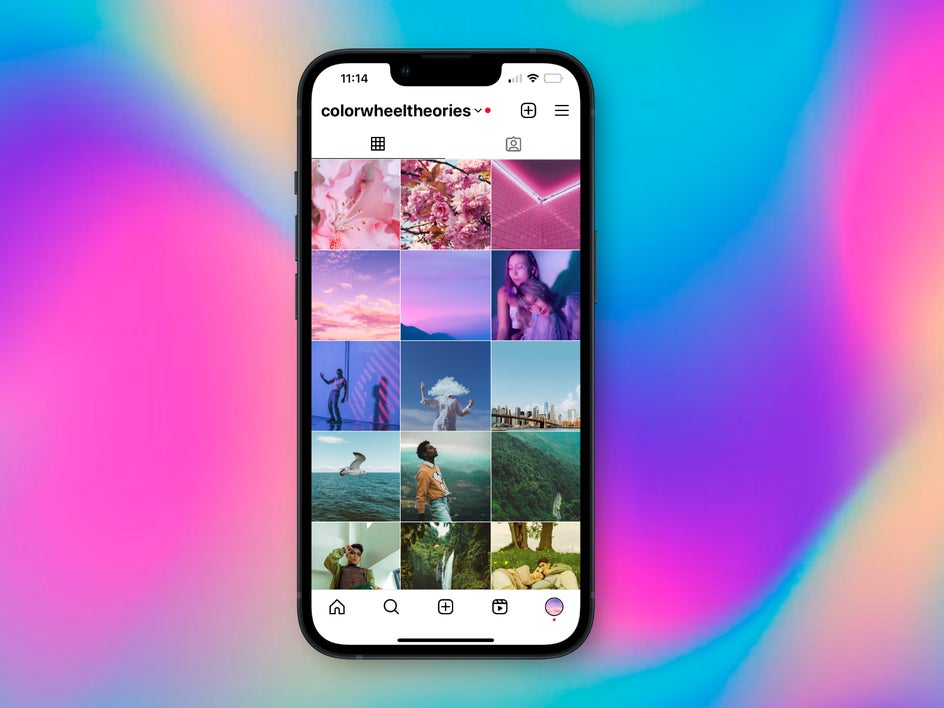 instagram gradient example 2