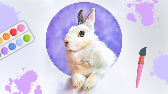 watercolor animals featured