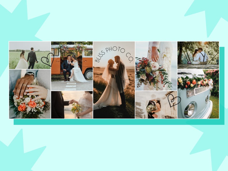 facebook cover collage wedding