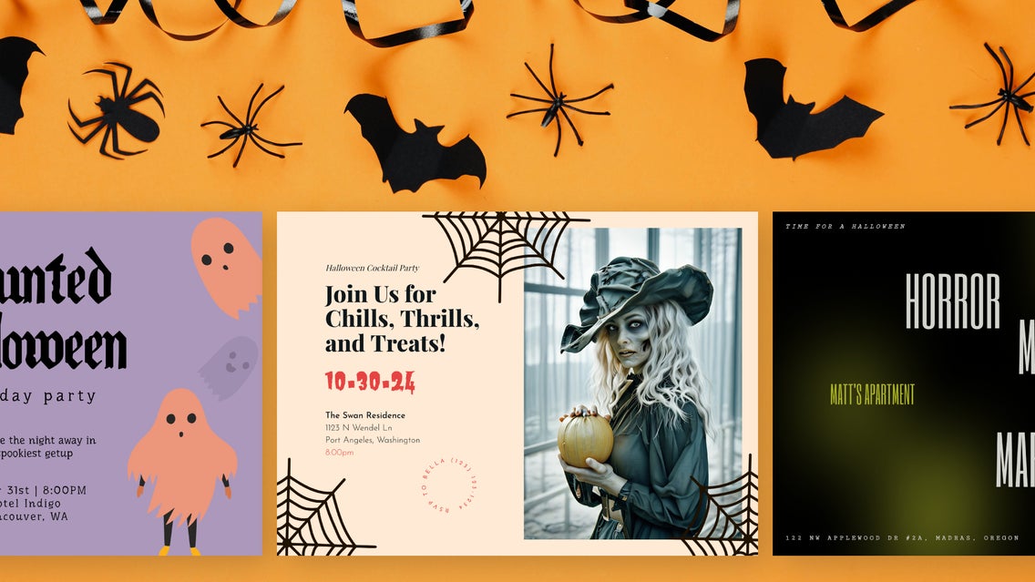 halloween invitation templates featured