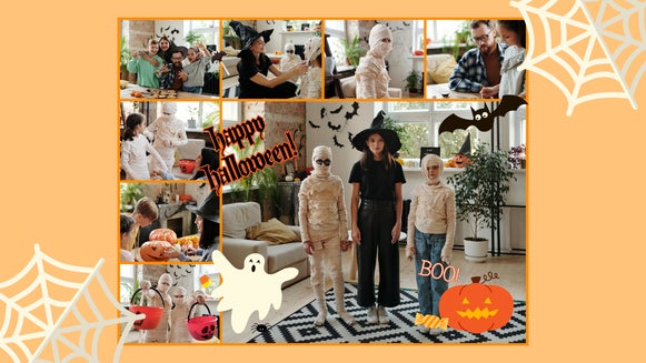 halloween collage tutorial featured image