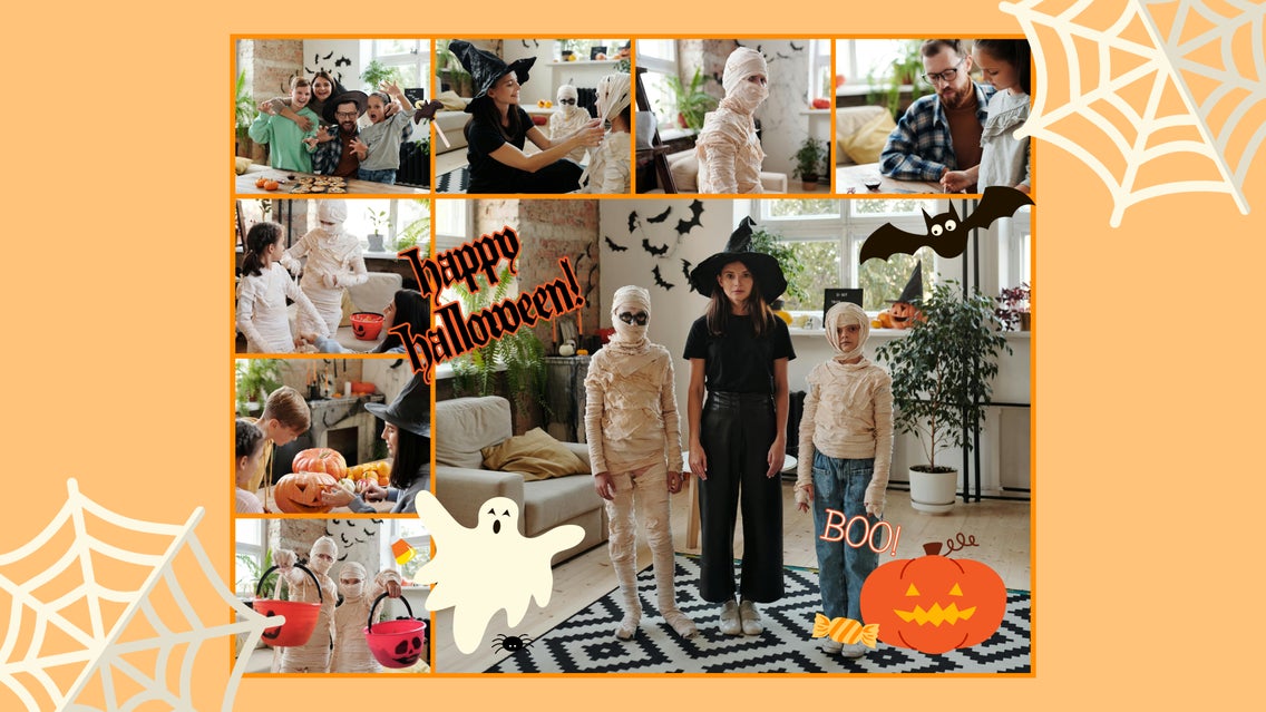 halloween collage tutorial featured image