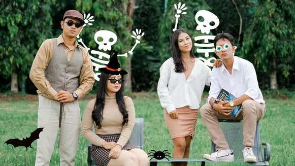 halloween graphics on group photo featured image