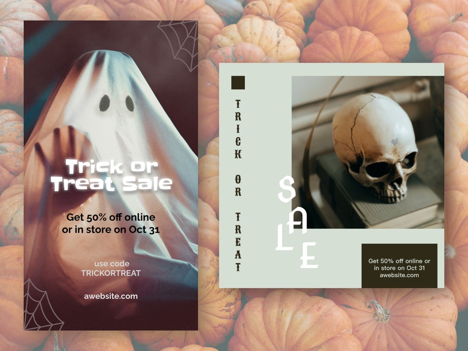 halloween templates for social media